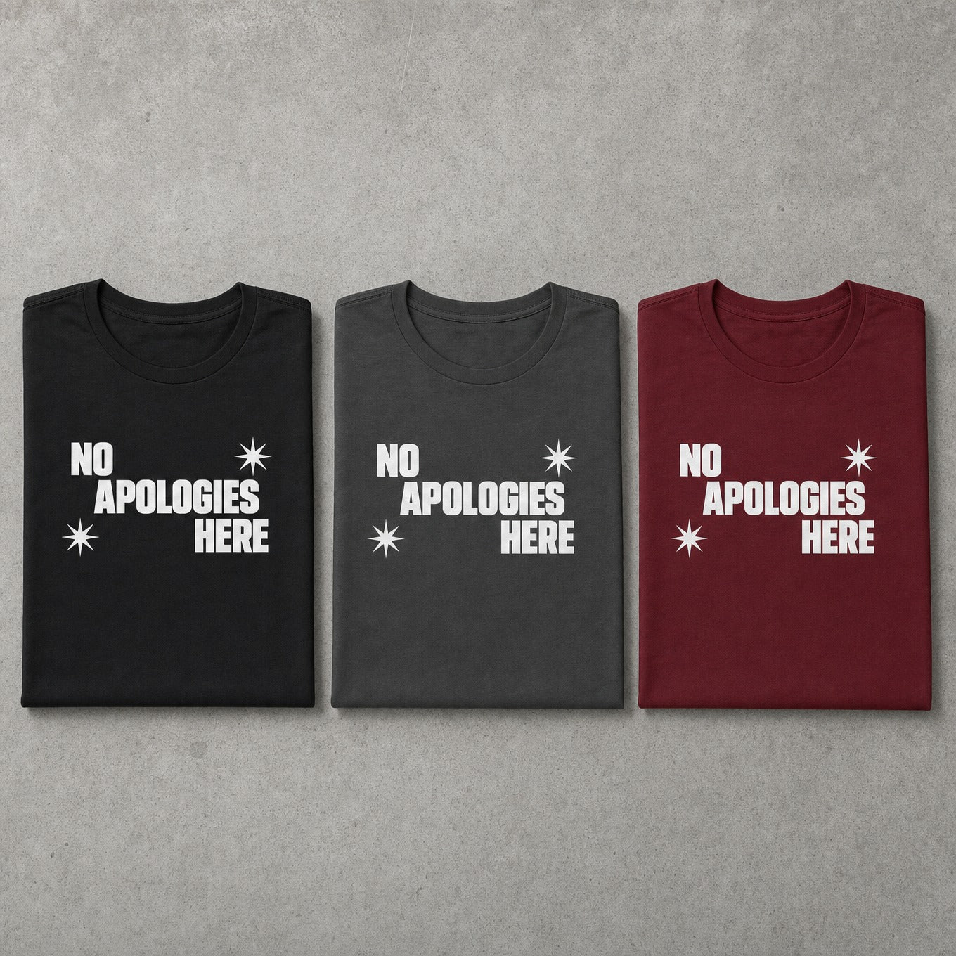 No Apologies Here Graphic Tee