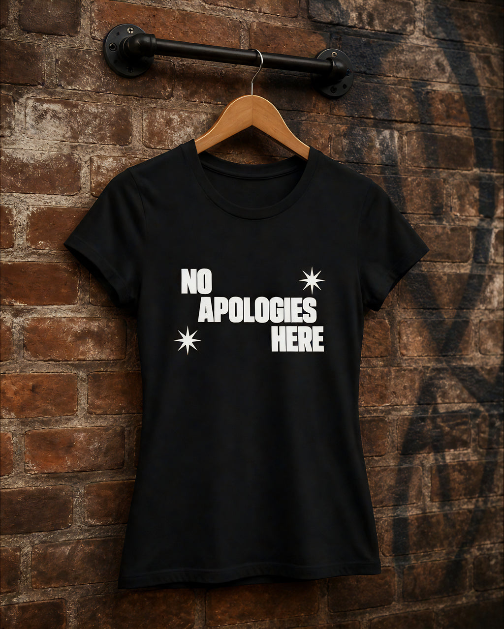 No Apologies Here Graphic Tee